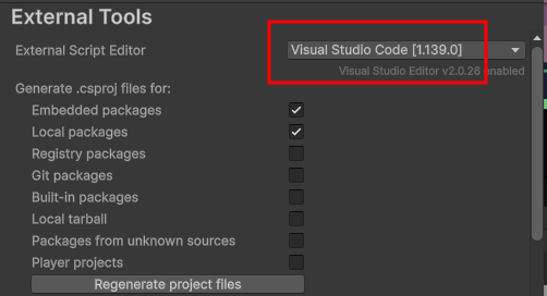 Preferences › External Tools